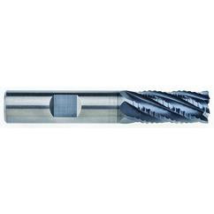 1" Dia. - 2-1/2" LOC - 5" OAL - .030 CR 6FL Carbide End Mill - AlCrnx - Americas Industrial Supply
