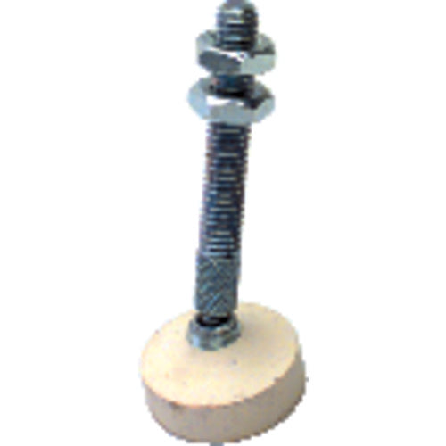 Model 210209–3/8–16; Swivel Padded with White Neoprene Pad Style - Spindle Assembly - Americas Industrial Supply