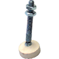 Model 507209–5/16–18; Swivel Padded with White Neoprene Pad Style - Spindle Assembly - Americas Industrial Supply