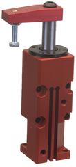 Block Style Pneumatic Swing Cylinder - #8316 .50'' Vertical Clamp Stroke - With Arm - LH Swing - Americas Industrial Supply