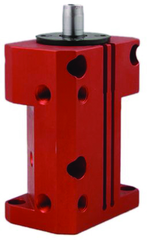 Block Style Pneumatic Swing Cylinder - #8316-LA .50'' Vertical Clamp Stroke - LH Swing - Americas Industrial Supply