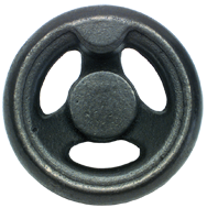 Cast Iron Handwheel (No Holes) - 12'' Wheel Diameter; 2-5/32'' Hub Diameter - Americas Industrial Supply