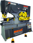 126 Ton - 24" Throat - 15HP, 220V, 3PH Motor Dual Cylinder Complete Integrated Ironworker - Americas Industrial Supply