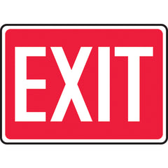 Sign, Exit, 10″ × 14″, Vinyl - Americas Industrial Supply