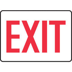 Sign, Exit, 10″ × 14″, Vinyl - Americas Industrial Supply