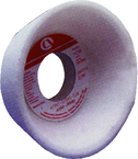 5/3 - 3/4 x 1-3/4 x 1-1/4" - Aluminum Oxide (AA) / 60K Type 11 - Tool & Cutter Grinding Wheel - Americas Industrial Supply