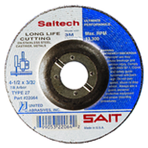 5″ × 1/4″ × 5/8″ 11 - Ceramic - Depressed Center Wheel - Americas Industrial Supply