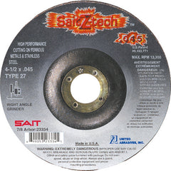 7″ × 0.045″ × 7/8″ - Zirconium - Depressed Center Wheel - Americas Industrial Supply