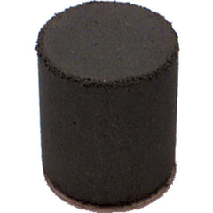 1″ × 7/8″ × 1/4″ - Cylinder Resin Bonded Rubber Cone (Medium Grit) - Americas Industrial Supply
