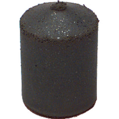 1 1/4″ × 7/8″ × 1/4″ - Pointed Resin Bonded Rubber Cone (Fine Grit) - Americas Industrial Supply