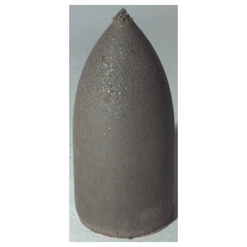 1 3/4″ × 7/8″ × 1/4″ - Bullet Resin Bonded Rubber Cone (Extra Fine Grit) - Americas Industrial Supply