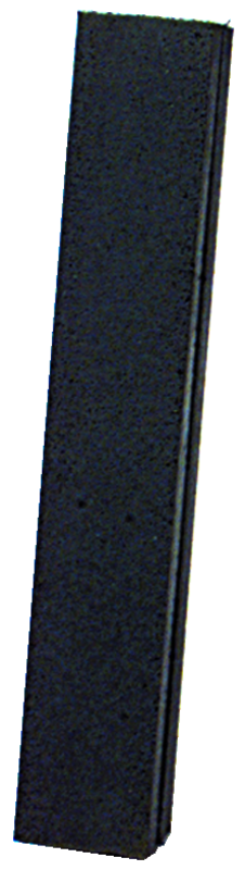 6 x 2 x 1/4'' - Oblong Resin Bonded Rubber Block & Stick (Medium Grit) - Americas Industrial Supply