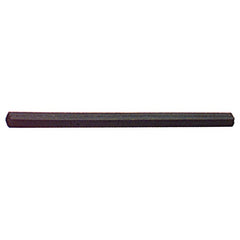 6″ × 1/4″ × 1/4″ - Square - Resin Bonded Rubber Block & Stick (Medium Grit) - Americas Industrial Supply