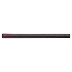 6″ × 1/2″ × 1/2″ - Square - Resin Bonded Rubber Block & Stick (Fine Grit) - Americas Industrial Supply