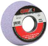 4 x 1-1/2 x 1-1/4" - Type 11 - AS3-60-K-VCER - Tool & Cutter Grinding Wheel - Americas Industrial Supply