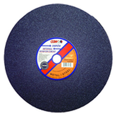 14″ × 3/32″ × 1″ - WA30-P Stainless - White Aluminum Oxide Reinforced Cut-Off Wheel - Americas Industrial Supply