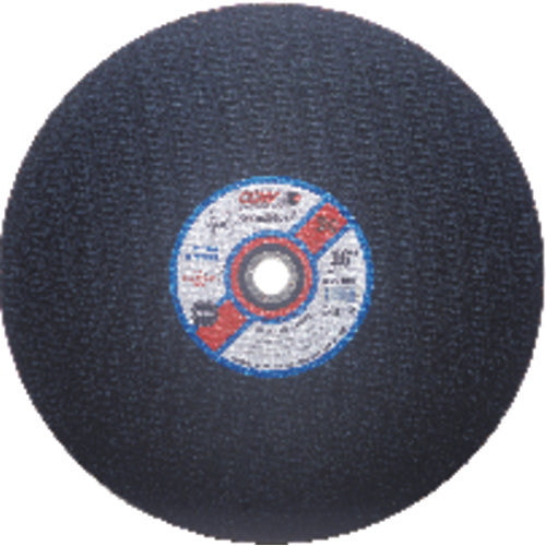 16″ × 5/32″ × 1″ - A24-RBF - Aluminum Oxide Reinforced Cut-Off Wheel - Americas Industrial Supply