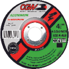 4 1/2″ × 1/4″ × 5/8″ 11 - Aluminum Oxide A30-N-ALU - Depressed Center Wheel