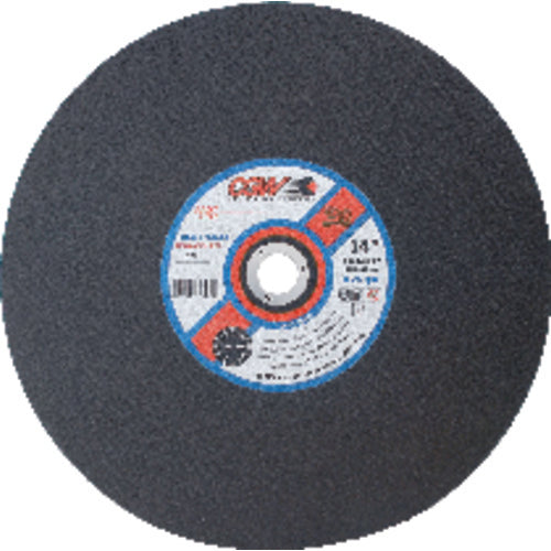 12″ × 1/8″ × 1″ - A24-R-BF - Aluminum Oxide Reinforced Cut-Off Wheel - Stationary Saw - Americas Industrial Supply
