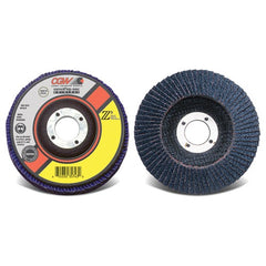 4 1/2″ × 7/8″-40 Grit - Zirconia-Stainless Straight Flap Disc - Americas Industrial Supply