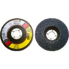 4 1/2″ × 7/8″-36 Grit - Zirconia-Stainless Straight Flap Disc - Americas Industrial Supply