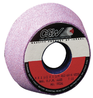 4/3 x 1-1/2 x 1-1/4" - Aluminum Oxide (PA) / 60K Type 11 - Tool & Cutter Grinding Wheel - Americas Industrial Supply
