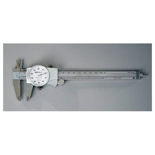 ‎0-300 mm Range - Dial Caliper White Face - 0.02 mm Graduation - Americas Industrial Supply