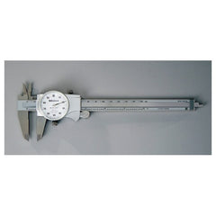 ‎0-300 mm Range - Dial Caliper White Face - 0.02 mm Graduation - Americas Industrial Supply