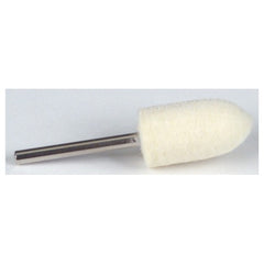 1/2″ 1″ 1/8″ Shank - Rock Hard Cone Felt Bob - Americas Industrial Supply
