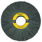 6 x 1" - .022/320 Grit - Composite Hub Nylon Abrasive Wheel - Americas Industrial Supply