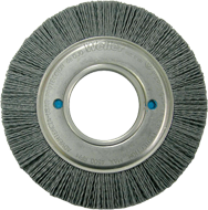 4" Diameter - 5/8" Arbor Hole - Nylon Abrasive Straight Wheel - Americas Industrial Supply