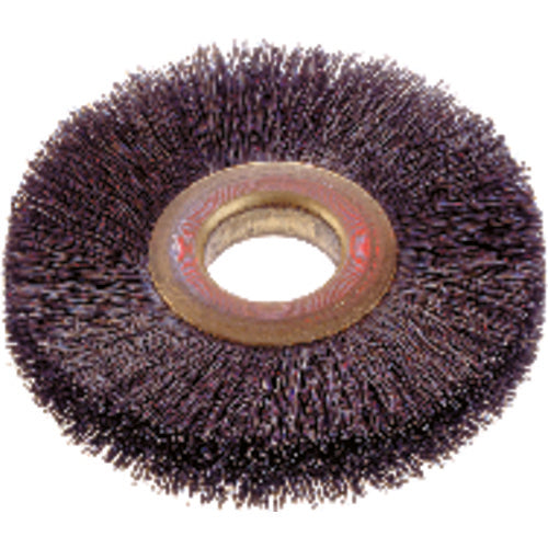 4″ Diameter-5/8″ Arbor Hole - Steel Wire Straight Wheel - Americas Industrial Supply