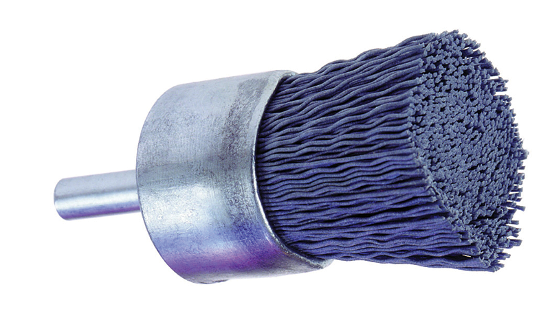 1'' Diameter - Nylon Abrasive End Brush - Americas Industrial Supply