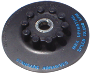 4-1/2" - BD55F Style - Resin Fibre Disc Quick Change Holder Pad - Medium - Americas Industrial Supply