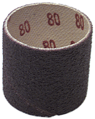 1/2 x 1'' - 80 Grit - A/O Resin Bond Abrasive Band - Americas Industrial Supply