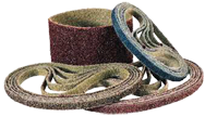 2 x 72" - Medium - Maroon Surface Conditioning Belt With Low Stretch Backing - Americas Industrial Supply