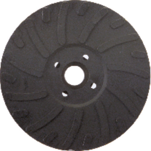 7″ - Smooth Bore - Spiral Pattern - Polymer Backing Plate For Resin Fibre Disc Without Nut - Americas Industrial Supply