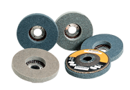 4-1/2 x 7/8'' - Fine Grit - Silicon Carbide BriteRite Type 27 Unitized Wheel - Americas Industrial Supply