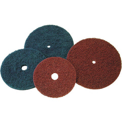 6″ Hook & Loop - Medium Grit - Aluminum Oxide Buff & Blend Disc (Maroon) Alt mfg # 831710 - Americas Industrial Supply