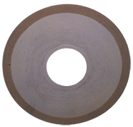 6 x 1 x 1-1/4'' - 1/8'' Abrasive Depth - 150 Grit - 3/8 Rim CBN Dish Wheel - Type D12A2 - Americas Industrial Supply