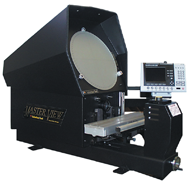 #OC150X - Comb. Grid/Radius Overlay Chart - Optical Comparator Accessory - Americas Industrial Supply