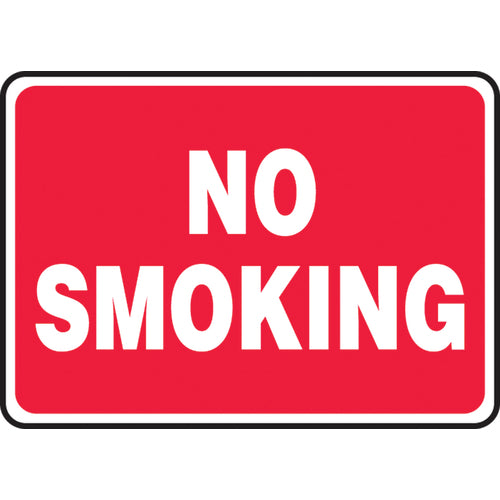 Sign, No Smoking, 10″ × 14″, Plastic - Americas Industrial Supply