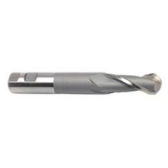 5/16'' Dia. - 3-5/16'' OAL - Uncoated HSS - Ball End SE EM - 2 FL - Americas Industrial Supply