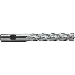 1/2 Dia. x 5 Overall Length 4-Flute Square End High Speed Steel SE End Mill-Round Shank-Center Cutting-Uncoated - Americas Industrial Supply