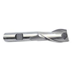 18mm Dia. x 3-3/4 Overall Length 2-Flute Square End High Speed Steel SE End Mill-Round Shank-Center Cut-Uncoated - Americas Industrial Supply