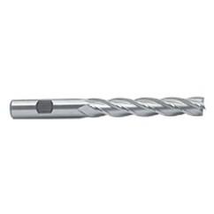 5/16 Dia. x 3-3/4 Overall Length 4-Flute Square End Cobalt SE End Mill-Round Shank-Center Cutting -Uncoated - Americas Industrial Supply
