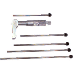 0-6″ Measuring Range - Ratchet Thimble - Depth Micrometer with Half Base - Americas Industrial Supply
