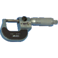 3″-4″ Measuring Range-0.0001″ Graduation - Ratchet Thimble - Carbide Face - Digital Outside Micrometer - Americas Industrial Supply
