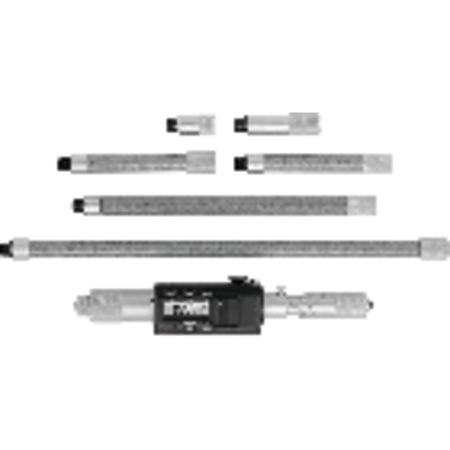 8″-40″ Range-0.001″ Gradiation - Carbide Tipped Measuring Face - Electronic Tubular Inside Micrometer - Americas Industrial Supply