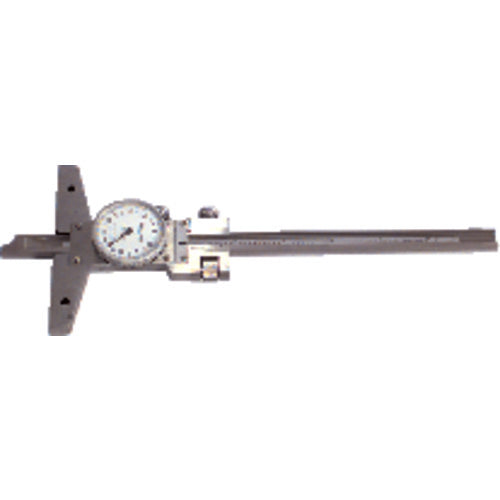 0-12″ Measuring Range (0.001″ Graduation) - Dial Depth Gage - Americas Industrial Supply